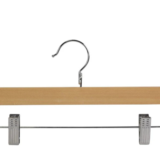 Proman Products Kascade Wooden Straight Hanger With Hook - Natural (1)