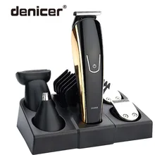 Перезаряжаемые 5 в 1 мощный тример стрижка машина триммер для волос профессиональная машинка для стрижки волос Электрический Нос борода бритва инструмент