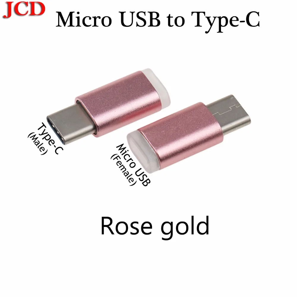 Адаптер JCD Type c Otg с Micro Usb на C разъемы для зарядного устройства Samsung Galaxy S8 S9 Plus Note 8 9
