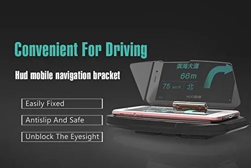 XYCING HUD держатель для телефона Автомобильный дисплей лобовое стекло проектор для смартфонов Автомобильный gps держатель Мобильный навигационный кронштейн H1