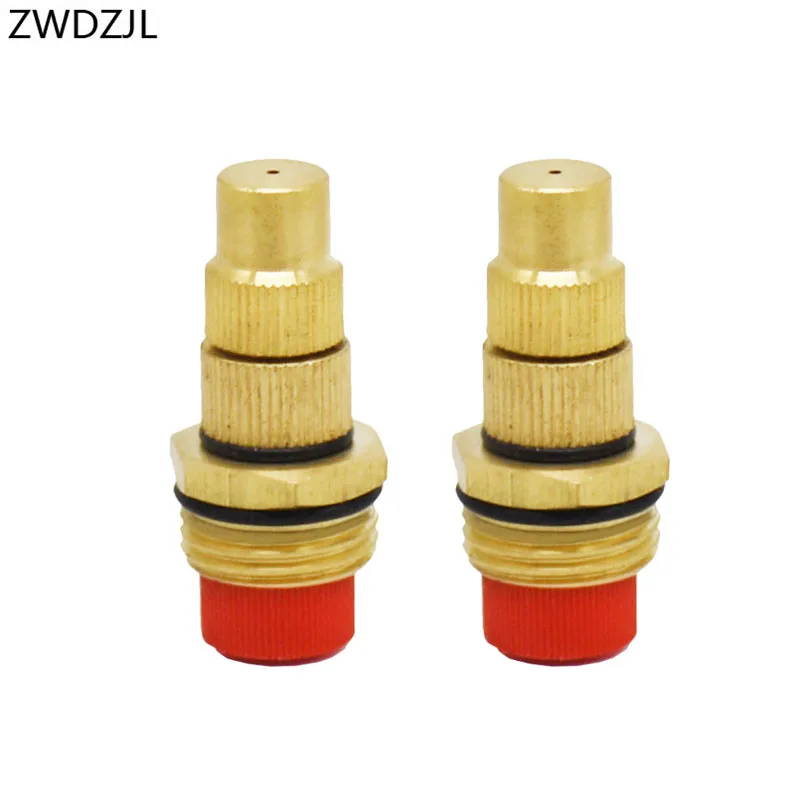 

Irrigation brass misting nozzle 1/2 male Adjustable Brass hose nozzles WATER SPRAY To greenhouse strawberry watering 12pcs