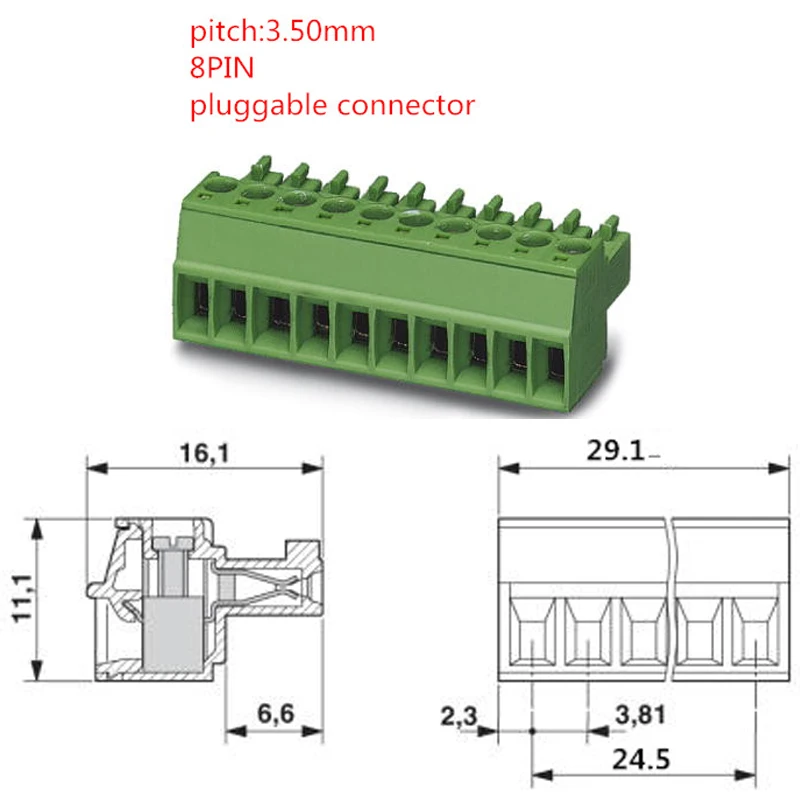 1 шт. RJ45 к винтовой терминальный адаптер RJ45 женский 8-контактный разъем RJ45 сплиттер для видеонаблюдения DVR CCTV аксессуар