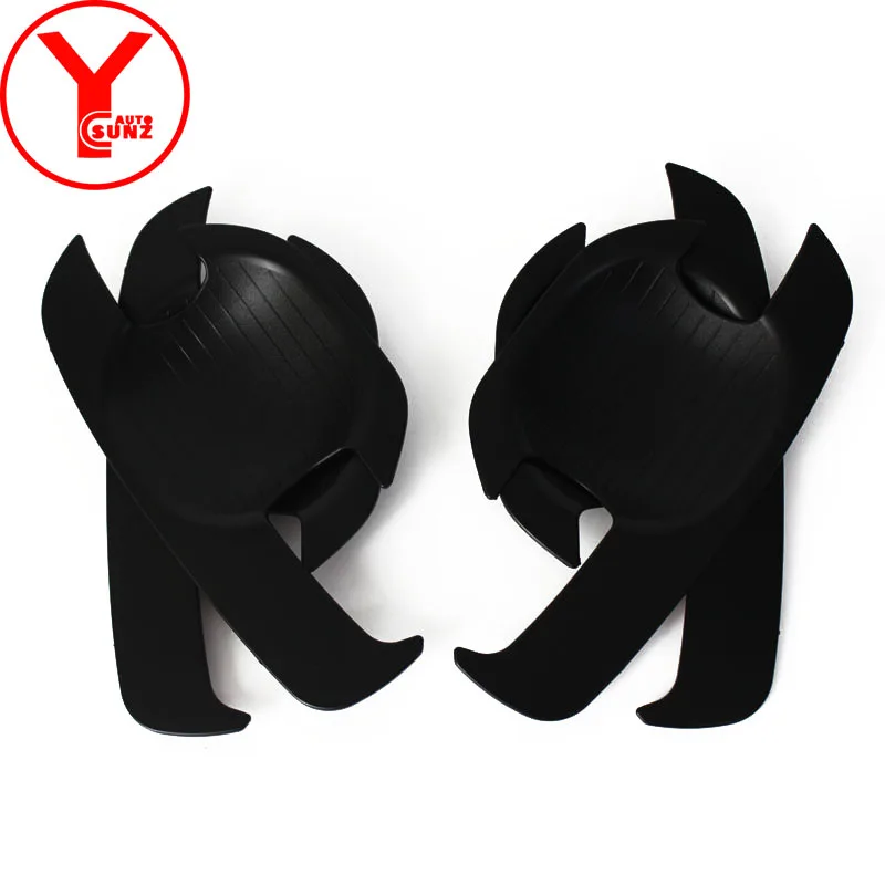 

black door handle bowl cover insert For Toyota hilux FORTUNER SW4 vigo innova 2008-2014 ABS car parts auto accessories YCSUNZ