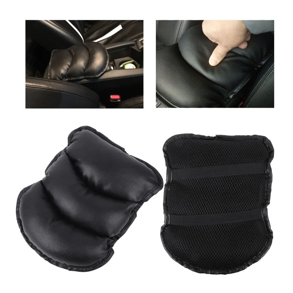 

WHDZ Universal Car Seat Cover Soft Leather Auto Center Armrest Console Box Armrest Seat Protective Pad Mat Car Arm Rest TopCover