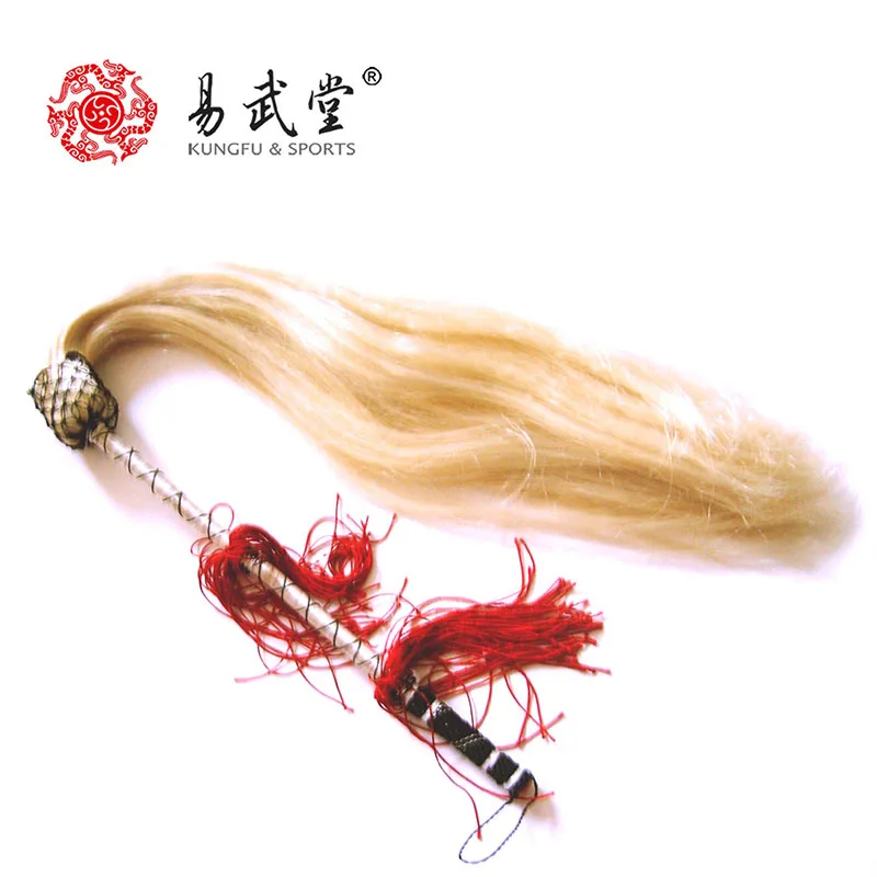 [yiwutang] tai chi horsetail whisk, vivid simulated horsetail, 75cm