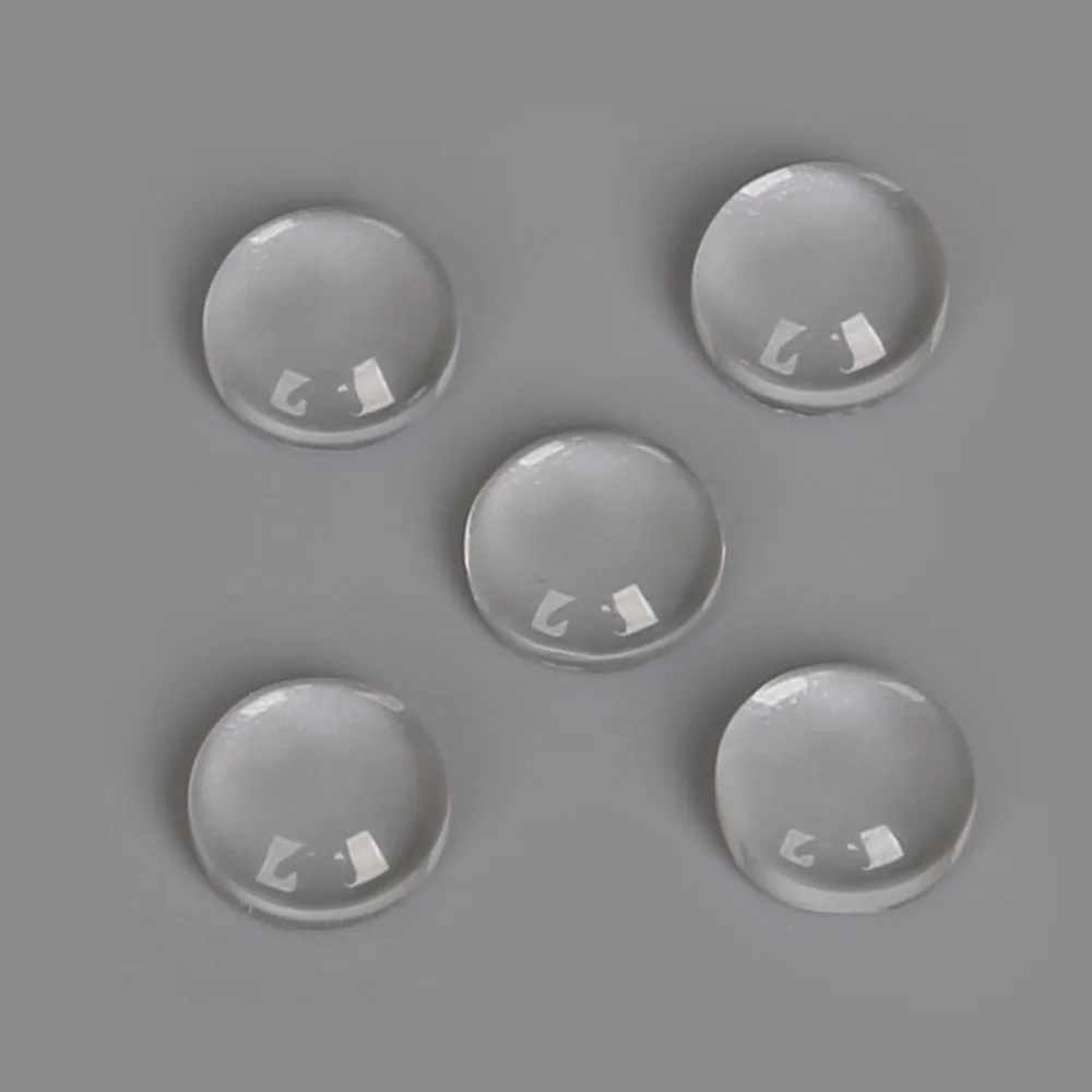 10-50pcs 3D Transparent Round Cabochon epoxy adhesive stickers for Bottle Caps Craft DIY
