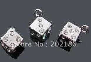 

Quadrel 10x10mm Hang Pendant Charm Fit Diy Phone Strips Wristband & Necklace