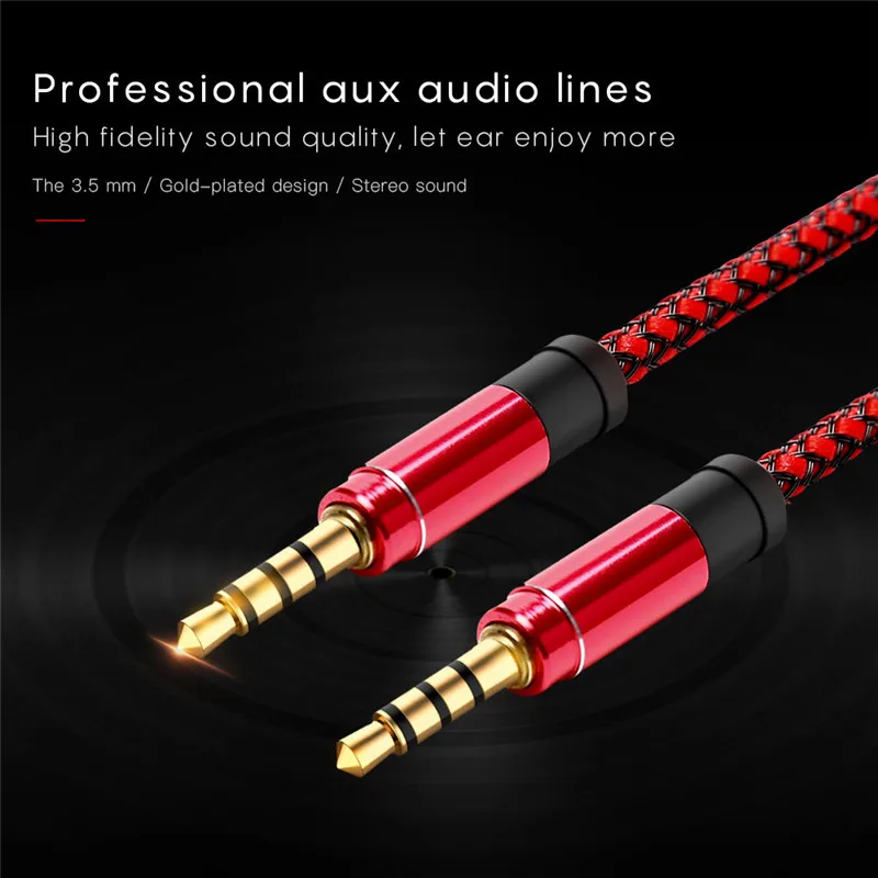 Robotsky Jack 3.5mm Audio Cable Nylon Braid 3.5mm Car AUX Cable 1.5M Headphone Extension Code for Phone MP3 Car Headset Speaker Robotsky Jack 3.5mm Audio Cable Nylon Braid 3.5mm Car AUX Cable 1.5M Headphone Extension Code for Phone MP3 Car Headset Speaker