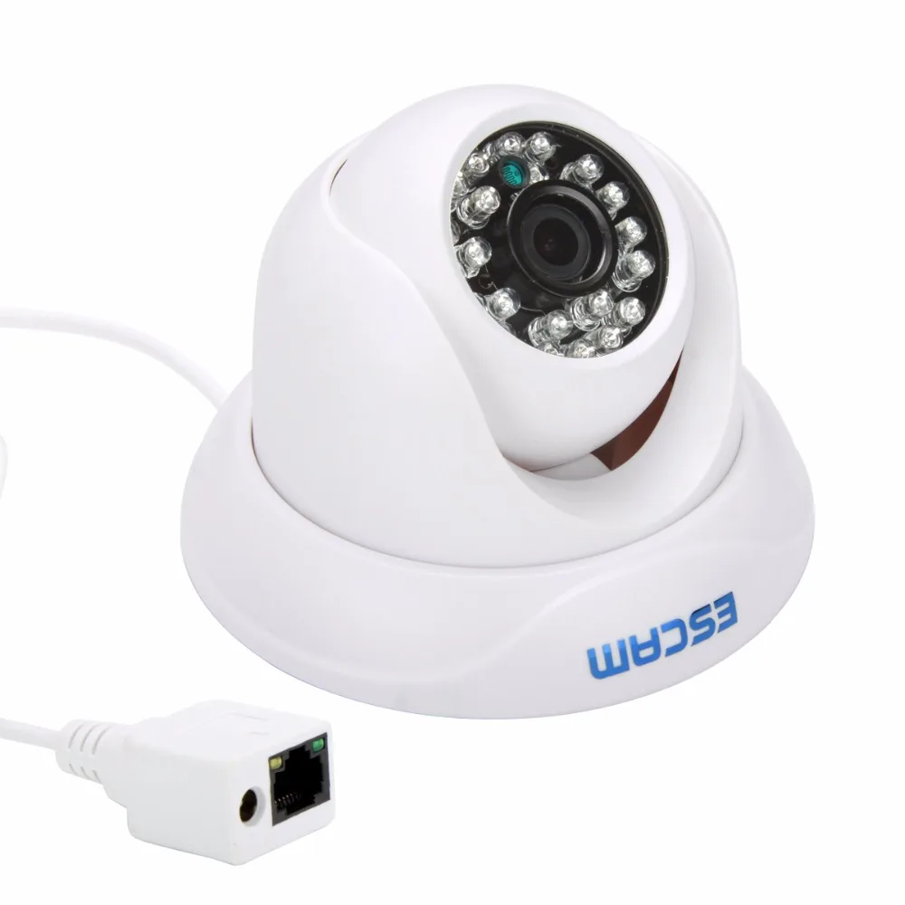 

Escam Snail QD500 H.264 1/4 CMOS IP Camera 3.6mm Lens Waterproof IR 10m Internet Camera Night Vision Onvif P2P Mini Camera