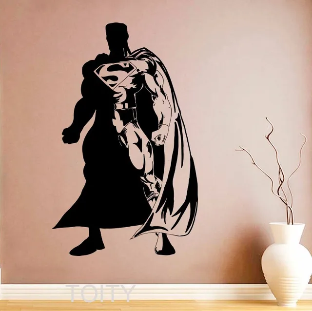 29 Designs Superhero Man Movie Poster Wall Sticker DC Marvel Comics