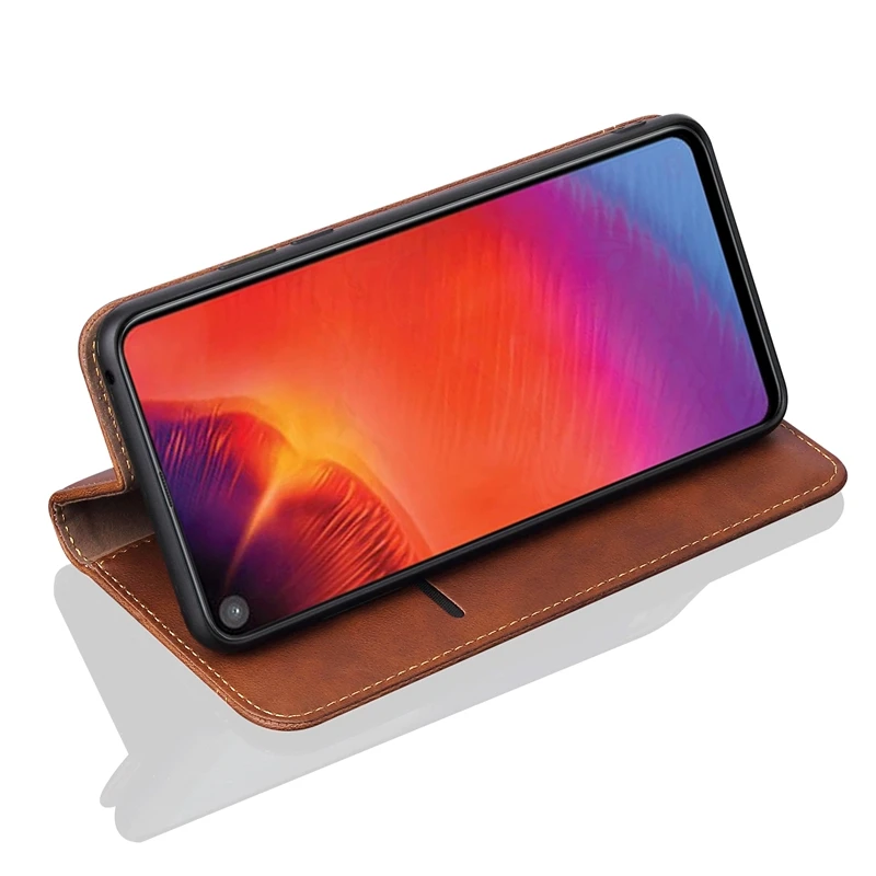 Leather Flip Wallet Case For Coque Samsung Galaxy A60 Flip Cover Phone Case For Etui Samsung A60 A 60 SM-A605F Wallet Book Case