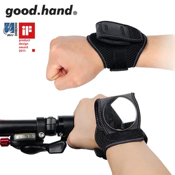 

Good.hand Ride Bicycle Bike Rear View Vision Wrist Guards with Built-in Back Mirror Cycling safety Reflective Wristband Mirror