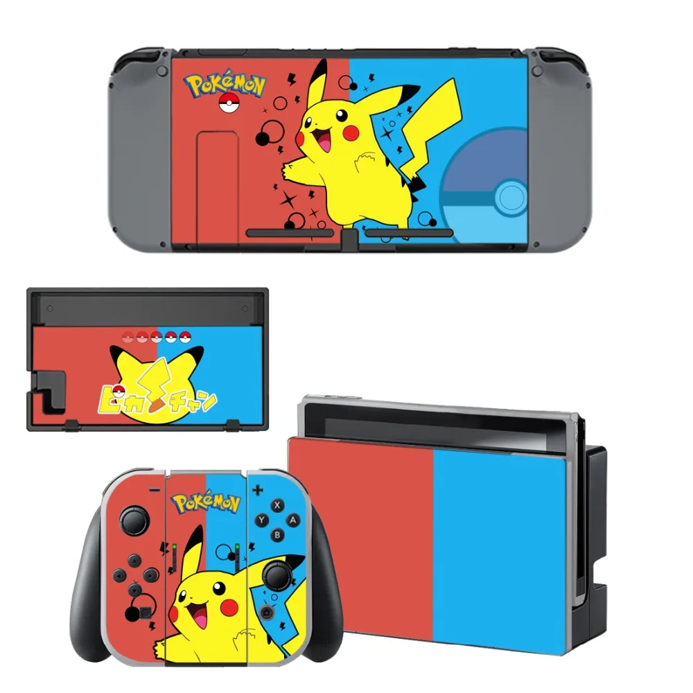 Виниловая наклейка для Nintendo Switch Pokemon GO склоны s консоль NS и контроллеры Joy