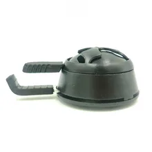 1 шт. 2 ручки матовый черный металл уголь для кальяна держатель система управления теплом