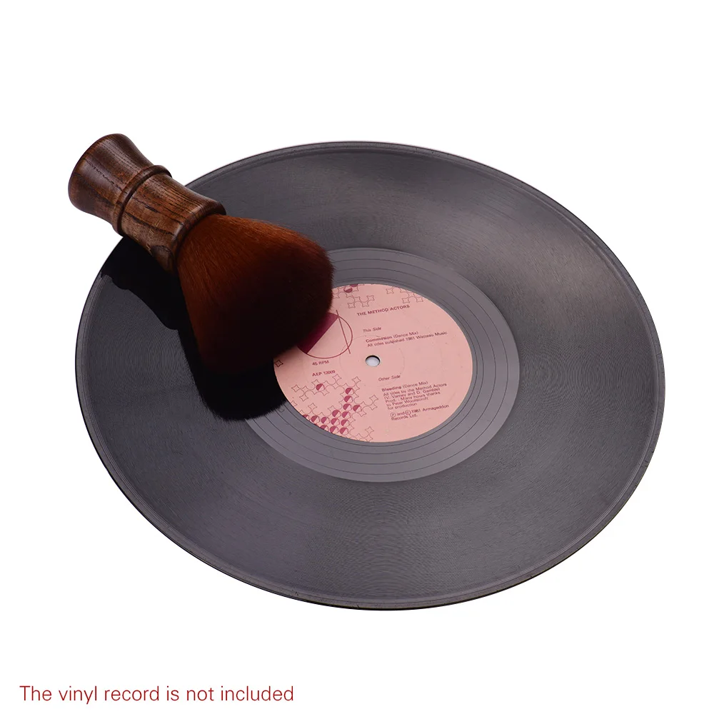 Поворотный стол LP Виниловая пластинка щетка для очистки Мягкий антистатический очиститель CD альбом картридж инструмент для очистки пыли