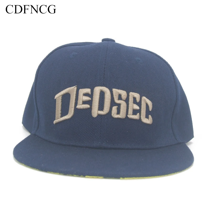 CDFNCG Лето Snapback Pop часы с вышивкой собаки 2 dedsc игра хип хоп кепка уличная бейсбольная шляпа для мужчин и женщин