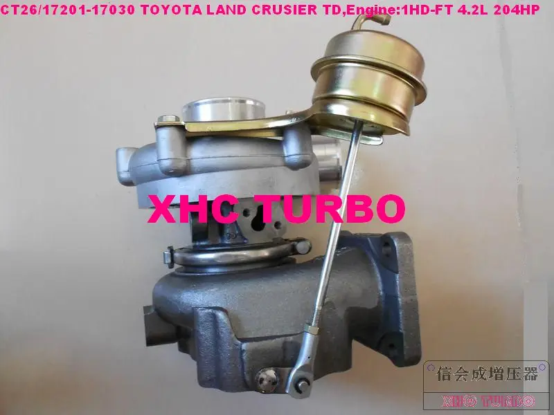 CT26 17201 17030 Turbo турбонагнетатель для тoyota Landcruiser с турбодизельным двигателем, 1HD 4.2L 204HP