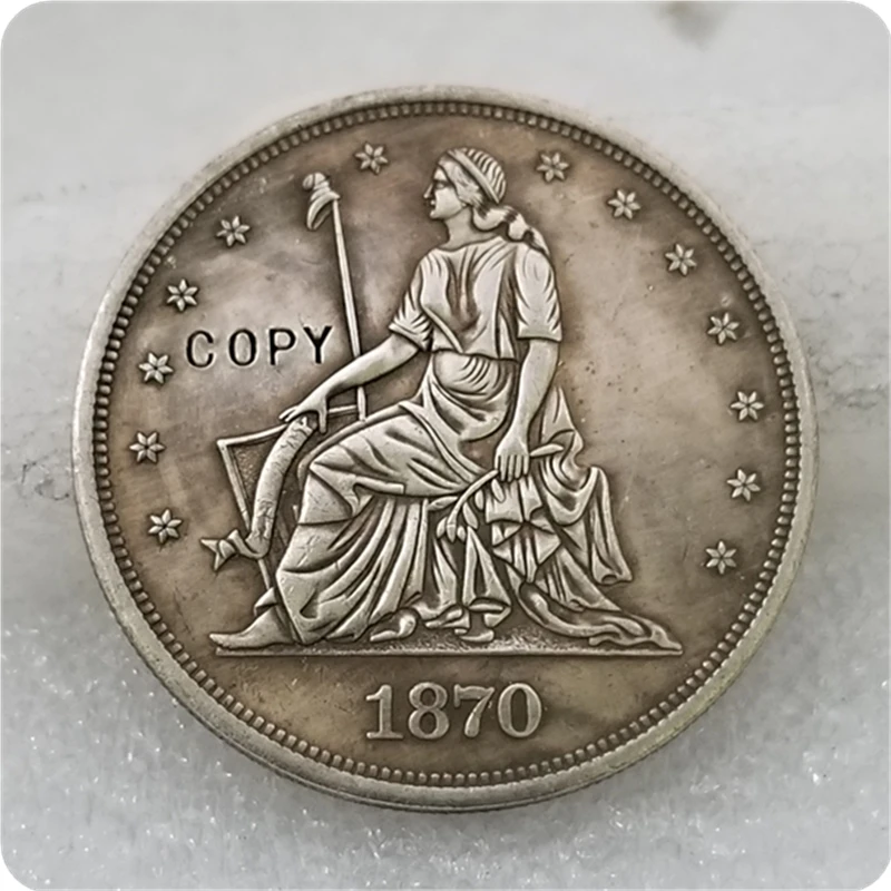 Копия копии 1870$1 Стандартный сидящий образец доллара копия
