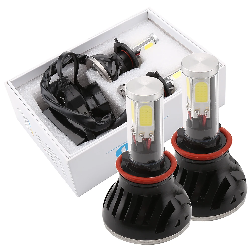 

H4 H7 H11 9005 9006 COB Car LED Headlight 80W 8000LM Dual Beam LED Automobiles Headlights Bulb Fog Light 6000K 12V Car Styling
