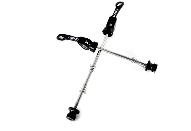 

LITEPRO bike hub ultra light Titanium alloy Axle quikc release anode QR 74mm 130mm 100mm 135mm bicyle quikc release