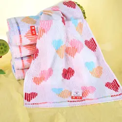 100% хлопок полотенца в форме сердца Дизайн Цвет ful Цвет мягкая вода удобно и легко взрослых полотенца