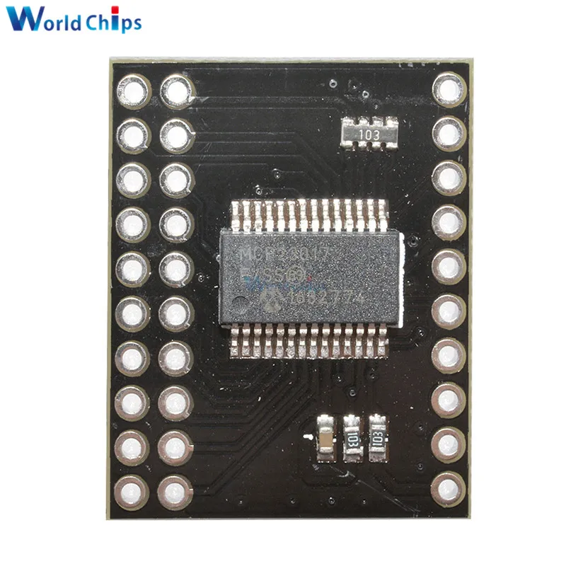 MCP23017 модуль последовательного интерфейса IIC I2C SPI MCP23S17 двунаправленный 16 битный