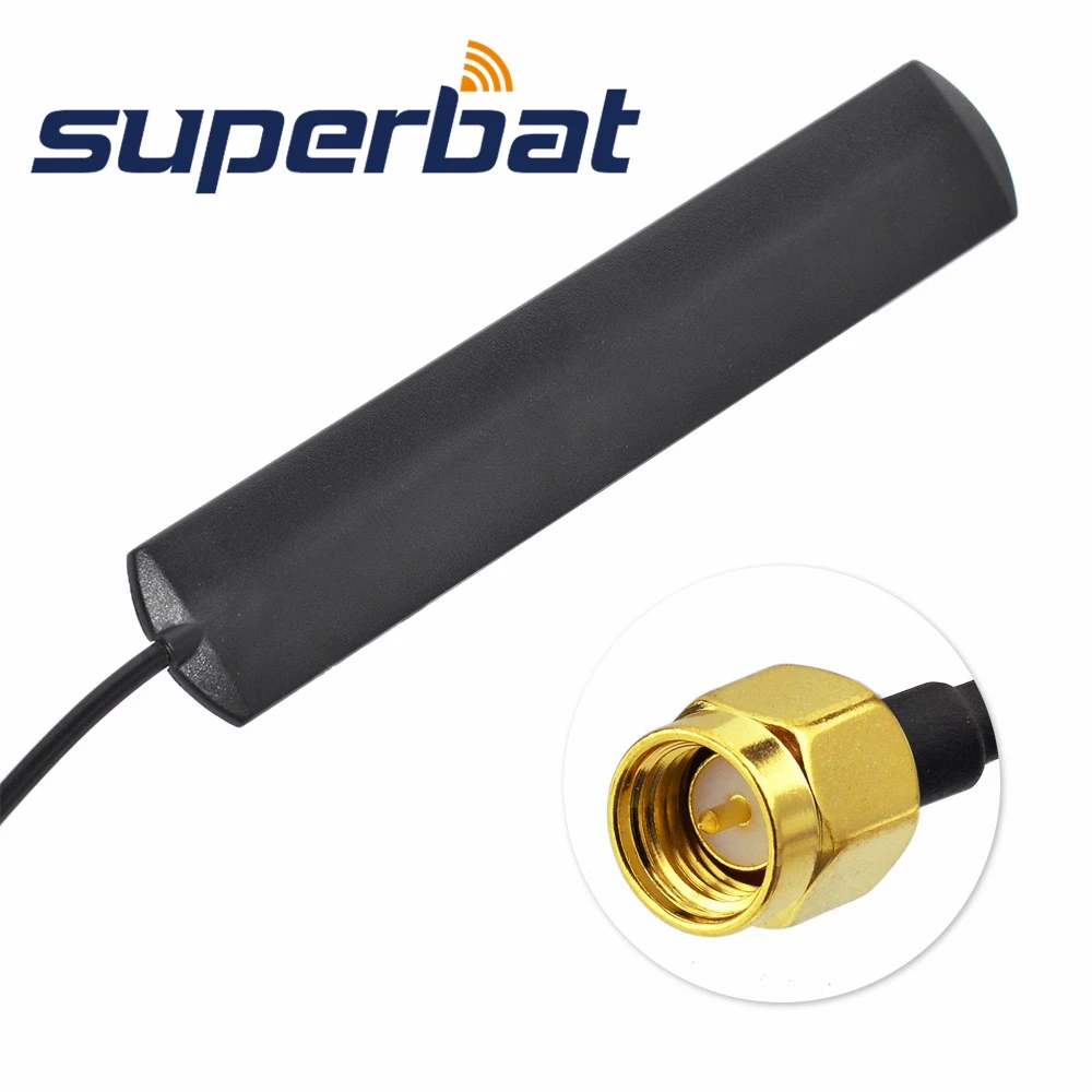 

Superbat DAB/DAB+Car Aerial Internal Glass Mount DAB Car Aerial SMA Male Plug Connector for Auto DAB
