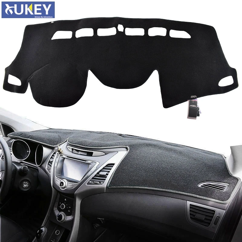 

Xukey Dash Mat Dashmat Dashboard Cover Sun Shade Dash Board Cover Carpet For Hyundai i35 Elantra Avante 2011 - 2013 2014 2015