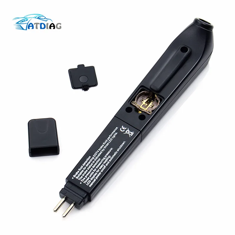 

With TPMS 2in1 Auto Car Tester Brake Fluid Tester Check Fluid Quality 5LED Indicator For DOT3/DOT4 Testing Automotive MINI Pen