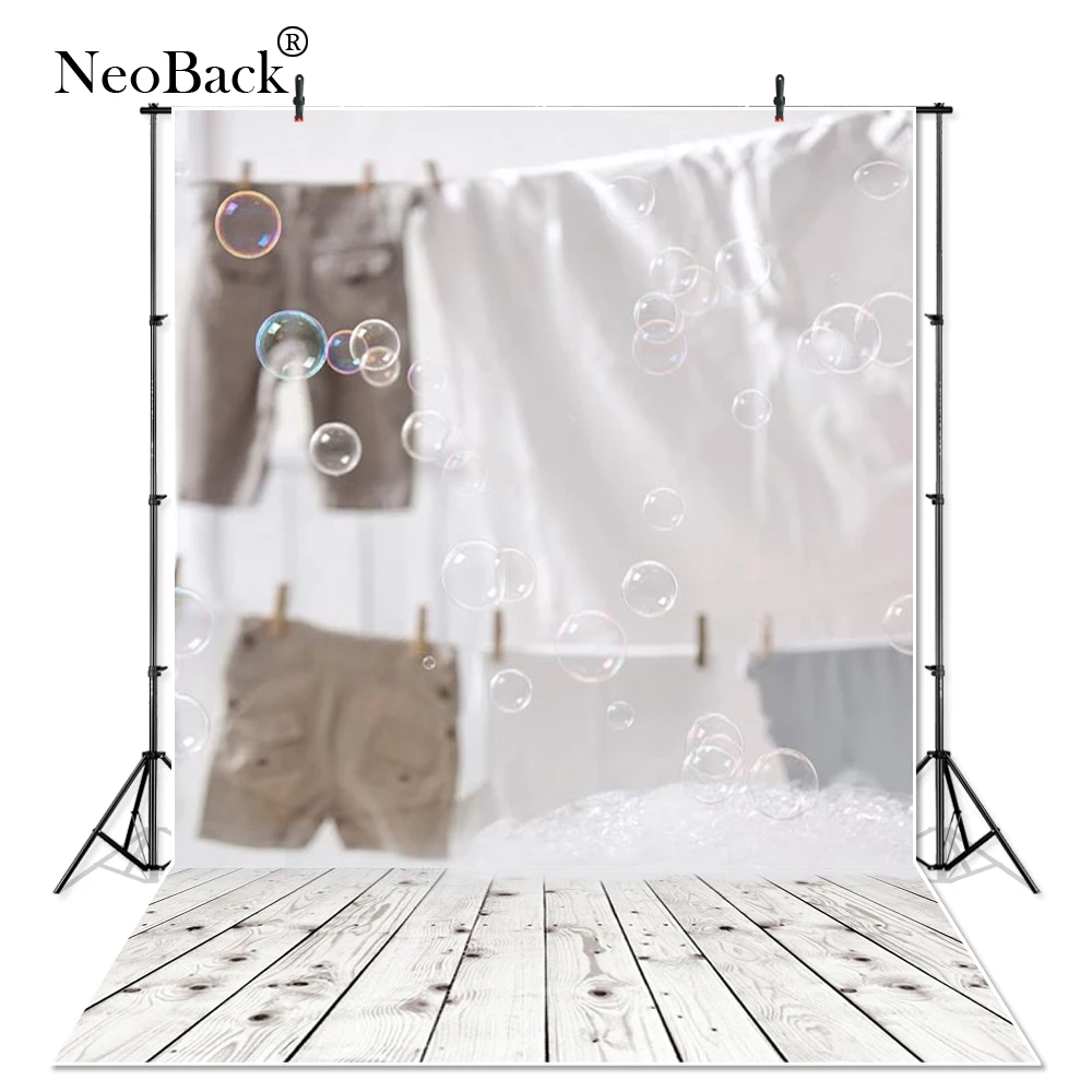 NeoBack Vintage Vinyl Popular Children Kids Soap Bubble Photo backgrounds Studio Enchanted Indoor Photographic Backdrops | Электроника