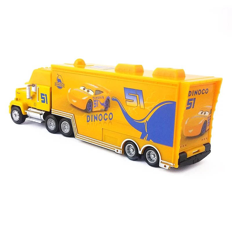 Disney Pixar Cars 3 Dinoco Cruz Ramirez's Hauler Truck 1:55 литая под давлением игрушечная Модель