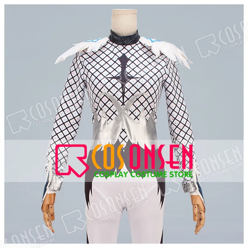 COSPLAYONSEN YURI! На льду Yuri Plisetsky Agape белый костюм для костюмированной вечеринки полный