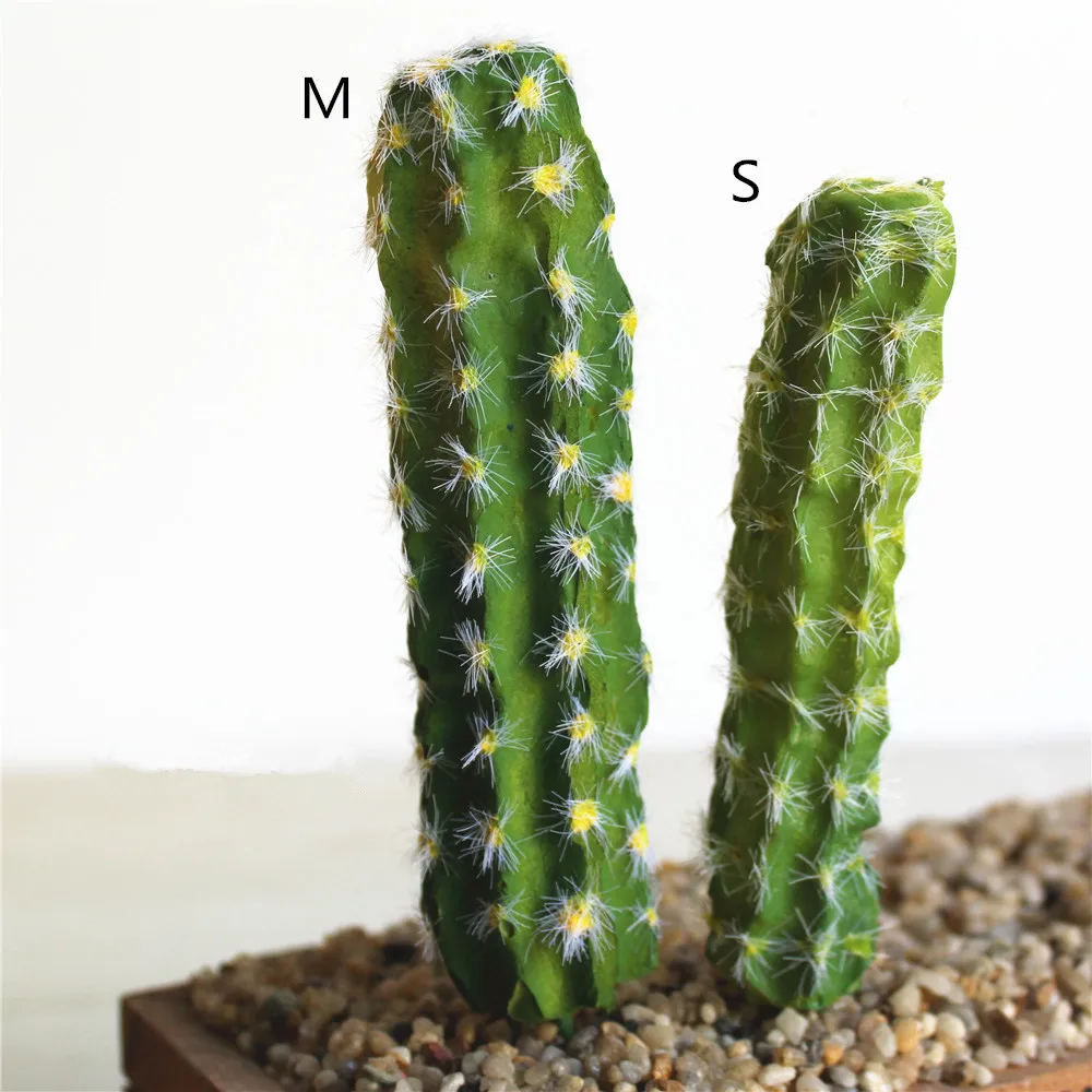 Искусственный флок кактус многоцветная растение поддельный цветок шар украшение для домашнего стола пустынный растение пейзаж свадебное украшение
