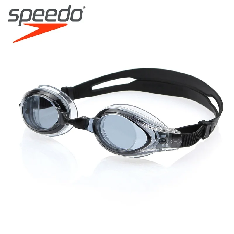 SPEEDO водонепроницаемые очки для плавания, большая рамка, удобные, высокое разрешение, анти-туман, очки для плавания