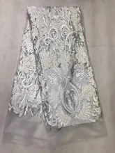 5 yards / lot high quality African eyelash openwork lace fabric for DIY garments accessories handicrafts JL37 high quality openwork lace black spandex corsets garters for women