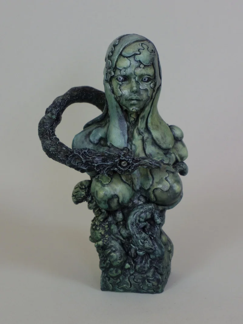 

1/9 Resin Model Building Kit bust 125mm Swamp Witch