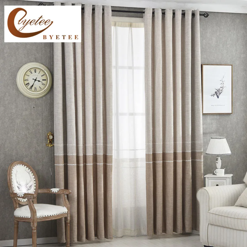 

{byetee} Modern Curtain Fabrics Living Room Window Kitchen Best Curtains For Bedroom Drapes Modern Window Cortins Blackout