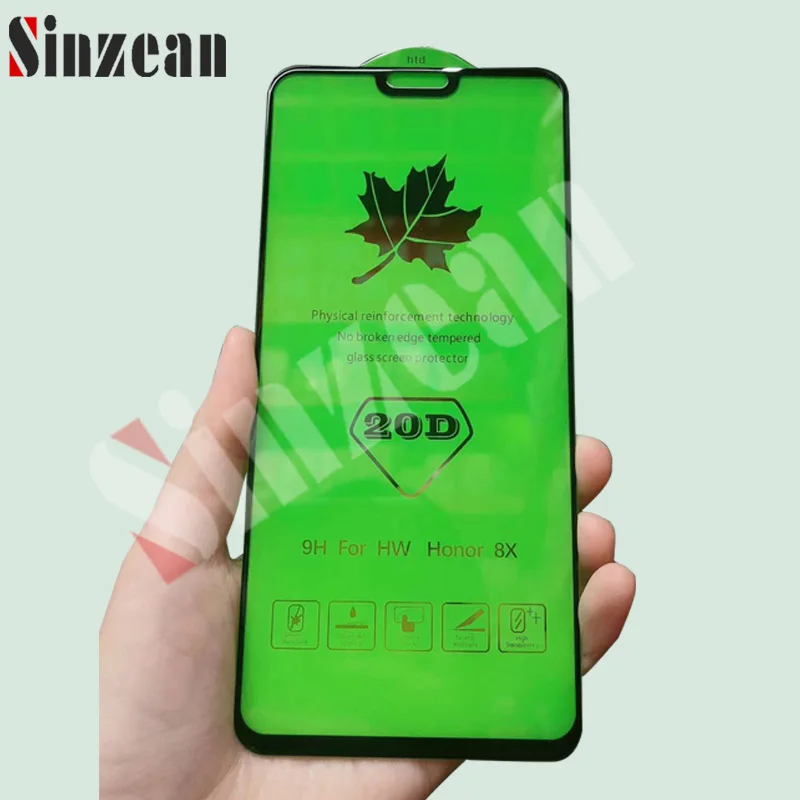 Sinzean 100 шт для IPHONE 11 Pro MAX/678 Plus 20D полное покрытие из закаленного стекла для IPHONE XS MAX/XR большой радиус защиты экрана