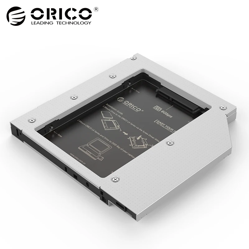 ORICO Aluminum SATA 3.0 2.5 inch Hard Drive HDD SSD Caddy Case Tray for Lenovo Asus HP Dell ACER Laptop12.7mm CD DVD Drive Slot ORICO Aluminum SATA 3.0 2.5 inch Hard Drive HDD SSD Caddy Case Tray for Lenovo Asus HP Dell ACER Laptop12.7mm CD DVD Drive Slot