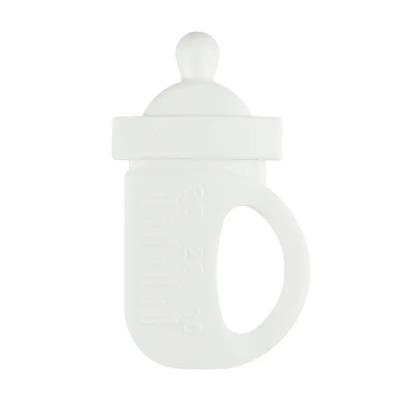 

Silicone Baby Teether Small Milk Bottle Modeling Infant Molar Stick Pacifier Supplies Toys