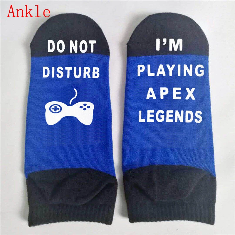 Горячая Распродажа, носки для игр, я играю в легенды APEX, реквизит для косплея, хлопковые короткие носки унисекс, весенне-летние аксессуары APEX - Цвет: Style 7 Ankle