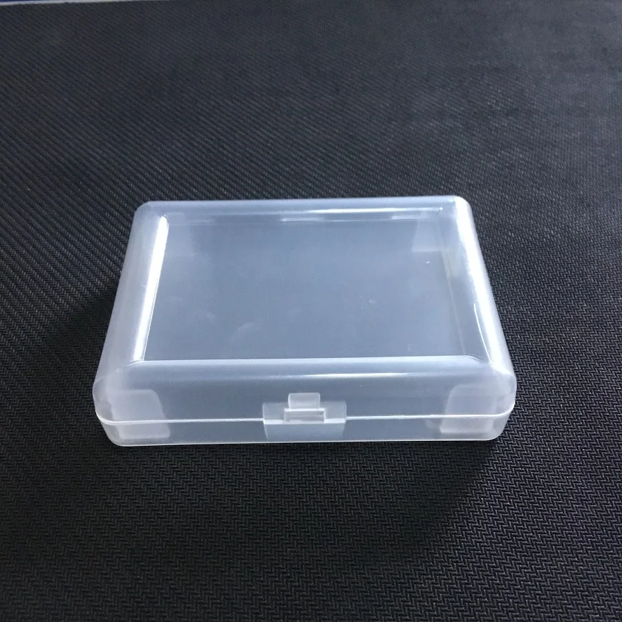 WANGYUMI Poker 2pcs Transparent Plastic Box Playing Cards Container Poker Card Storage Case