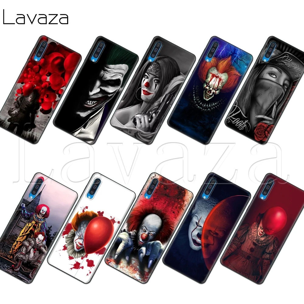 

Lavaza Clown Horror Pennywise Scary Soft Case for Samsung Note A3 A5 A6 A7 A8 A9 A10s A20s A30s A40s A50s 10 A70 8 9 J6 Plus