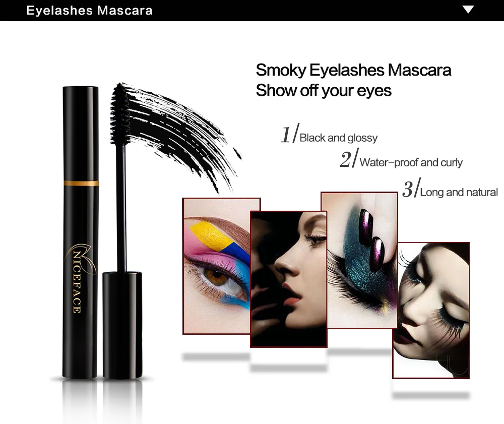 Magic Mirror Makeup Kit Eyelashes mascara + eyeliner + Eyebrow pencil + Lip liner + Liquid lipstick Long Lasting Brand Make Up (3)