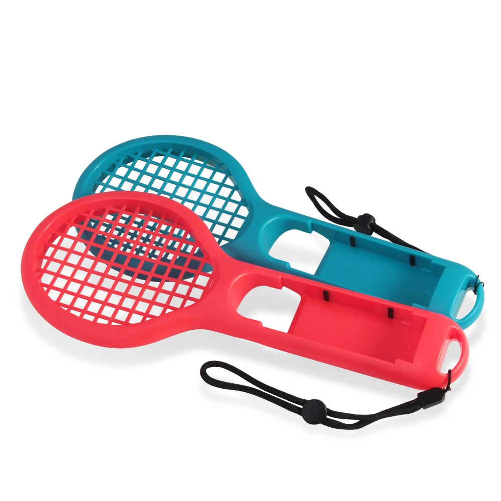Portable Twin Pack Tennis Racket Toys Outdoor Sports Toys for N Switch