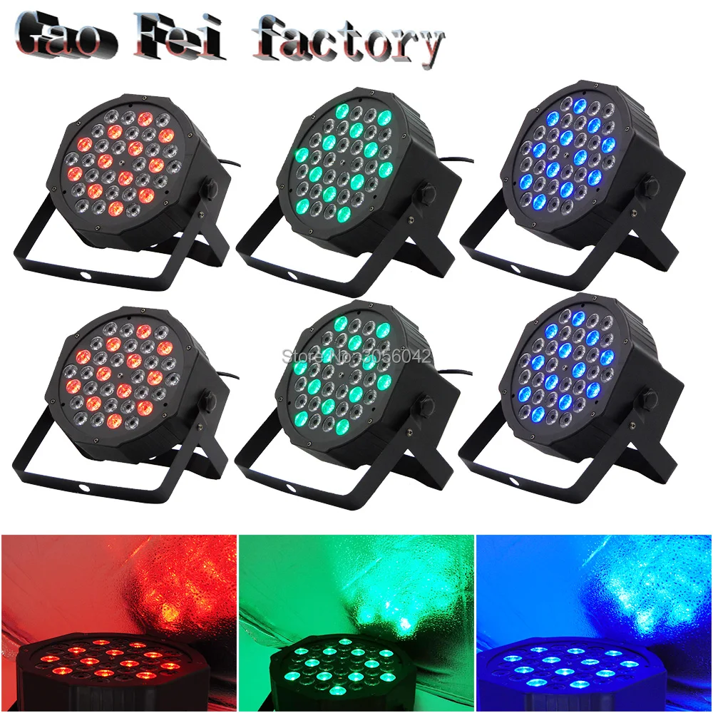 

36x3W LED Par Can Par led spotlight dj projector wash lighting stage light LED with LED Par light (6pcs/lot)