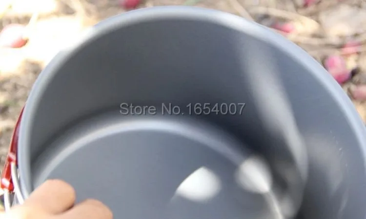 Cocina + Frigideira Caldeirão + Médio + Pannikin + Chá Acampamento ao ar Pessoas Conjunto Pote Livre Panelas Talheres Bordo Fogo Fmc-212 6-7 Ser 8 Cheap Louça para ar livre