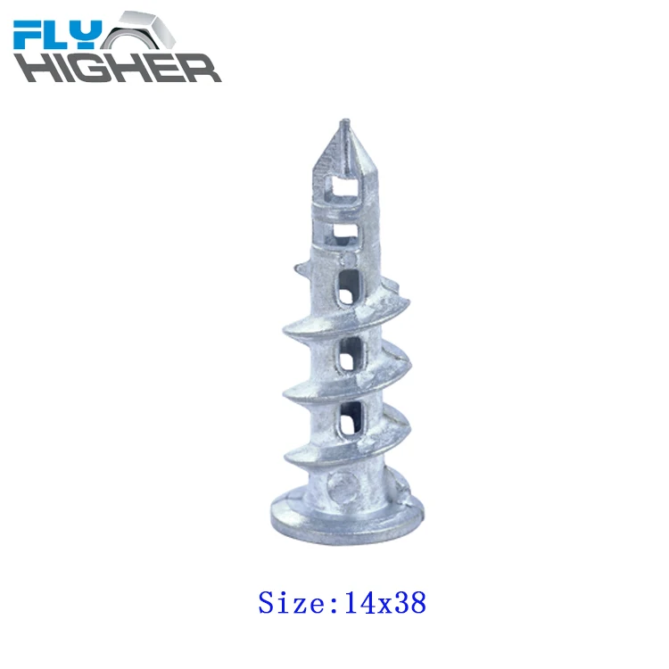 14x38 легко якорь/самосверлящие гипсокартон якорь/металлический скорость штекер 100 шт./кор