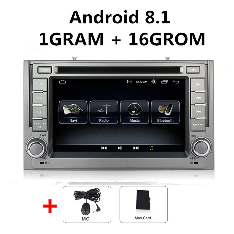 Android 9.1 Car Multimedia DVD player for Hyundai H1 Grand Starex 2007 2008 2009 2010 2012 2013 Radio audio WIFI GPS - Цвет: Car dvd