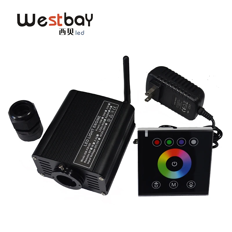 Newest Touching Panel Controller 16W RGBW Led Optic Fiber Light Engine